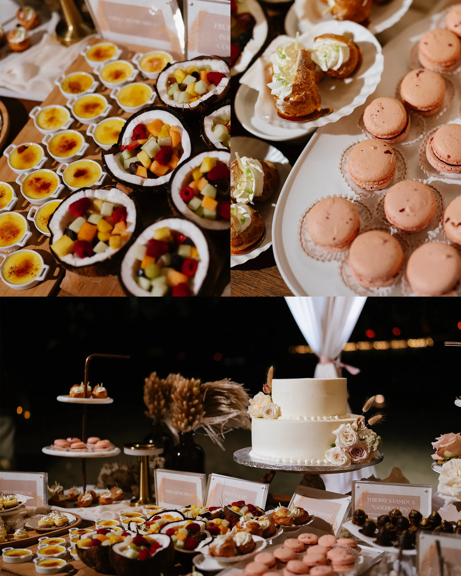 Alicia & Josh wedding album spread