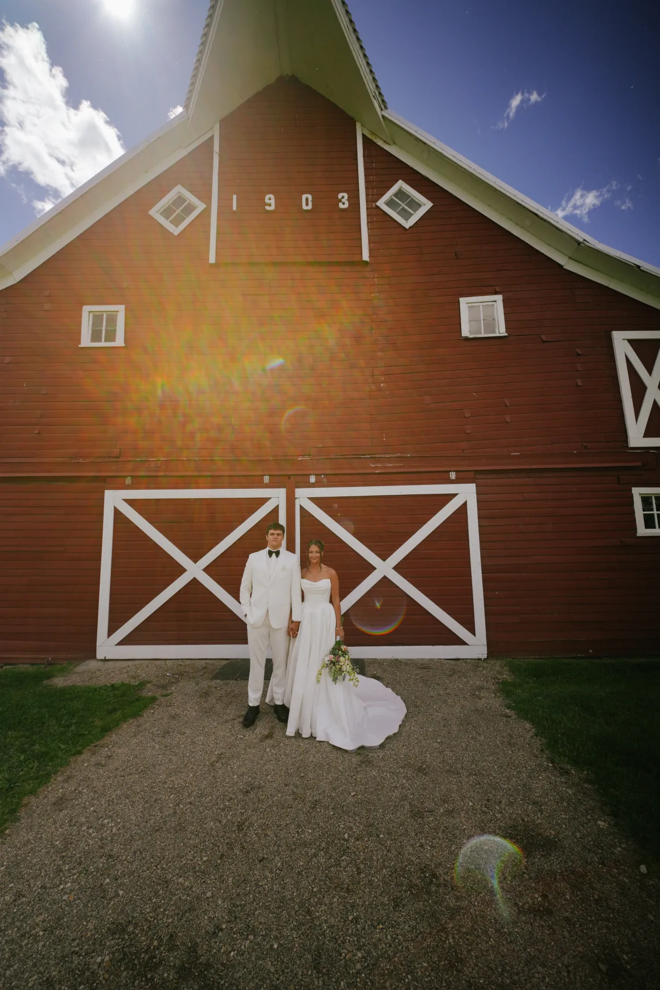 Amy & Teddy wedding at Family farm