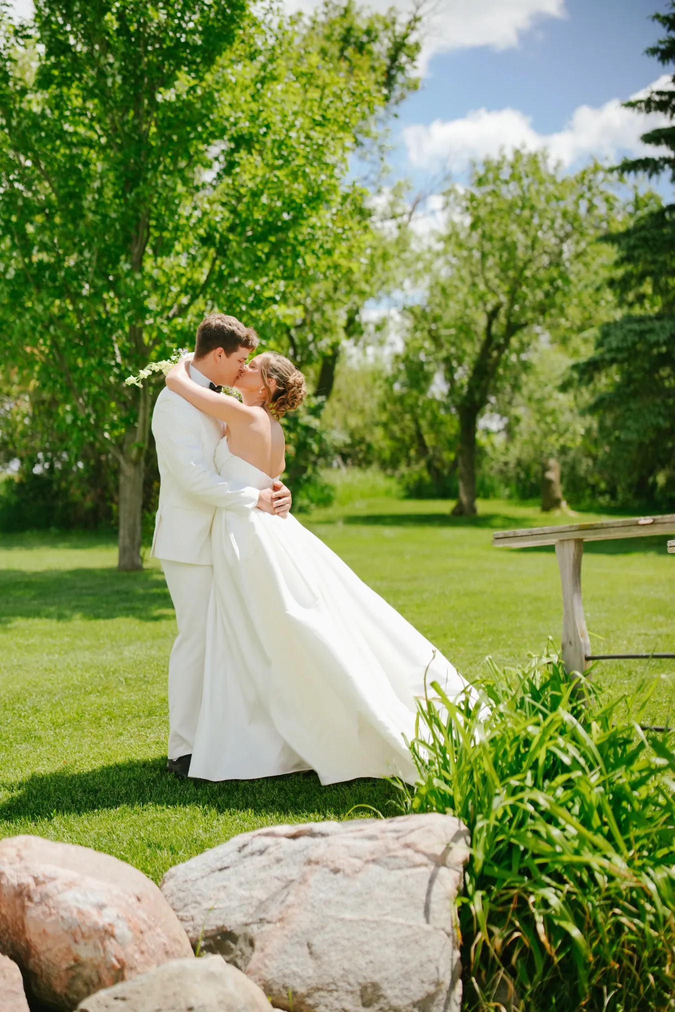 Amy & Teddy wedding at Family farm