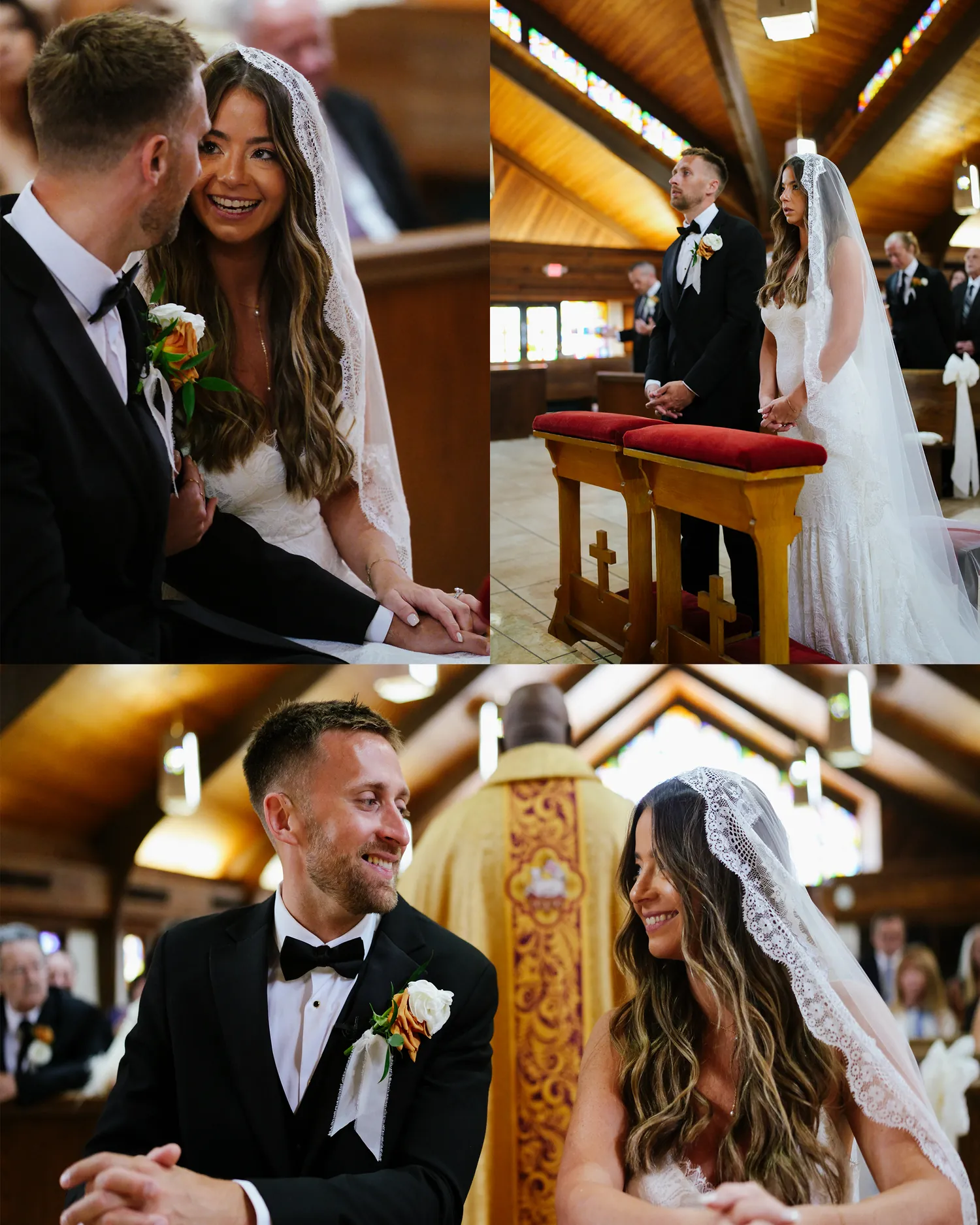 Jaime & John wedding album spread