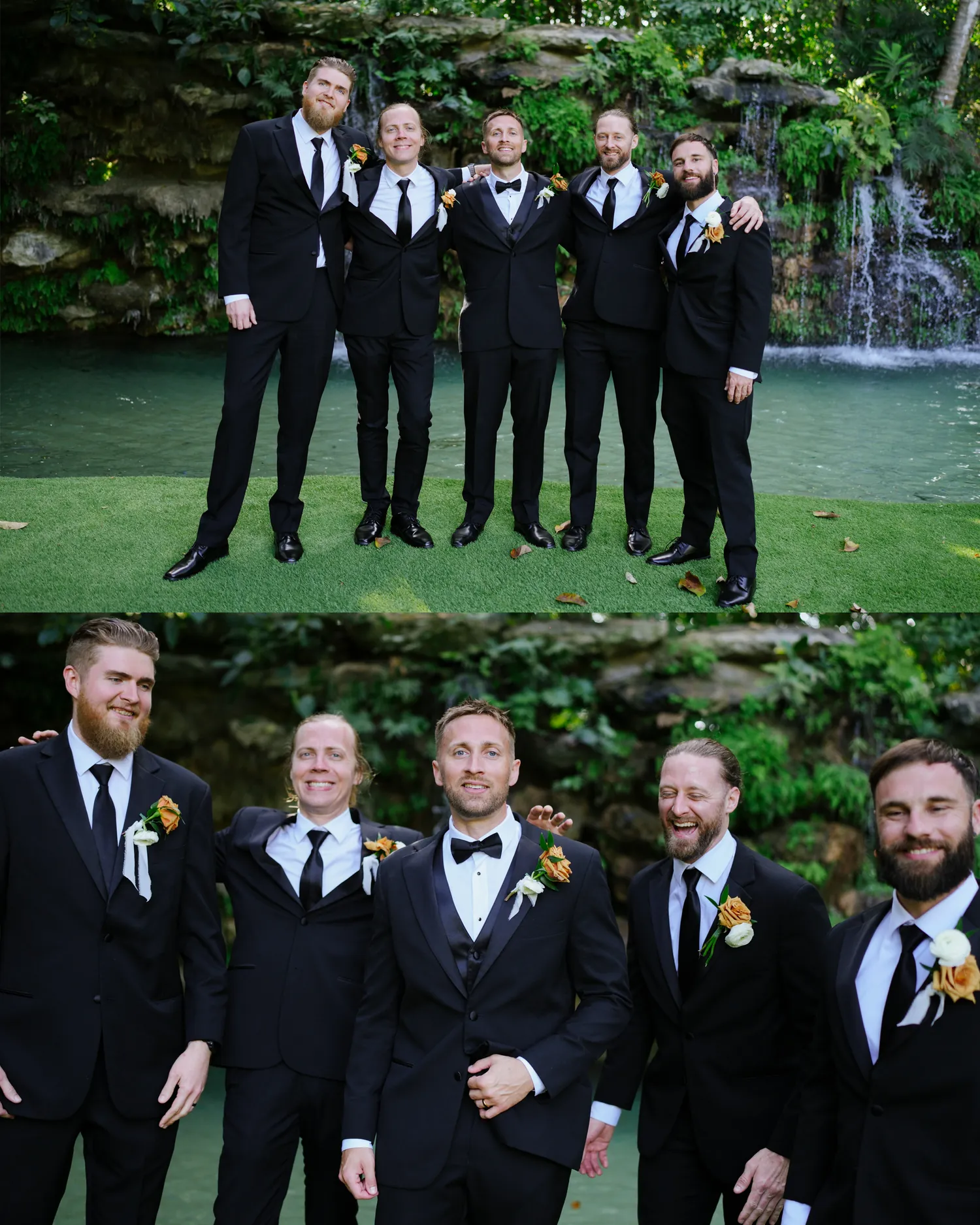 Jaime & John wedding album spread