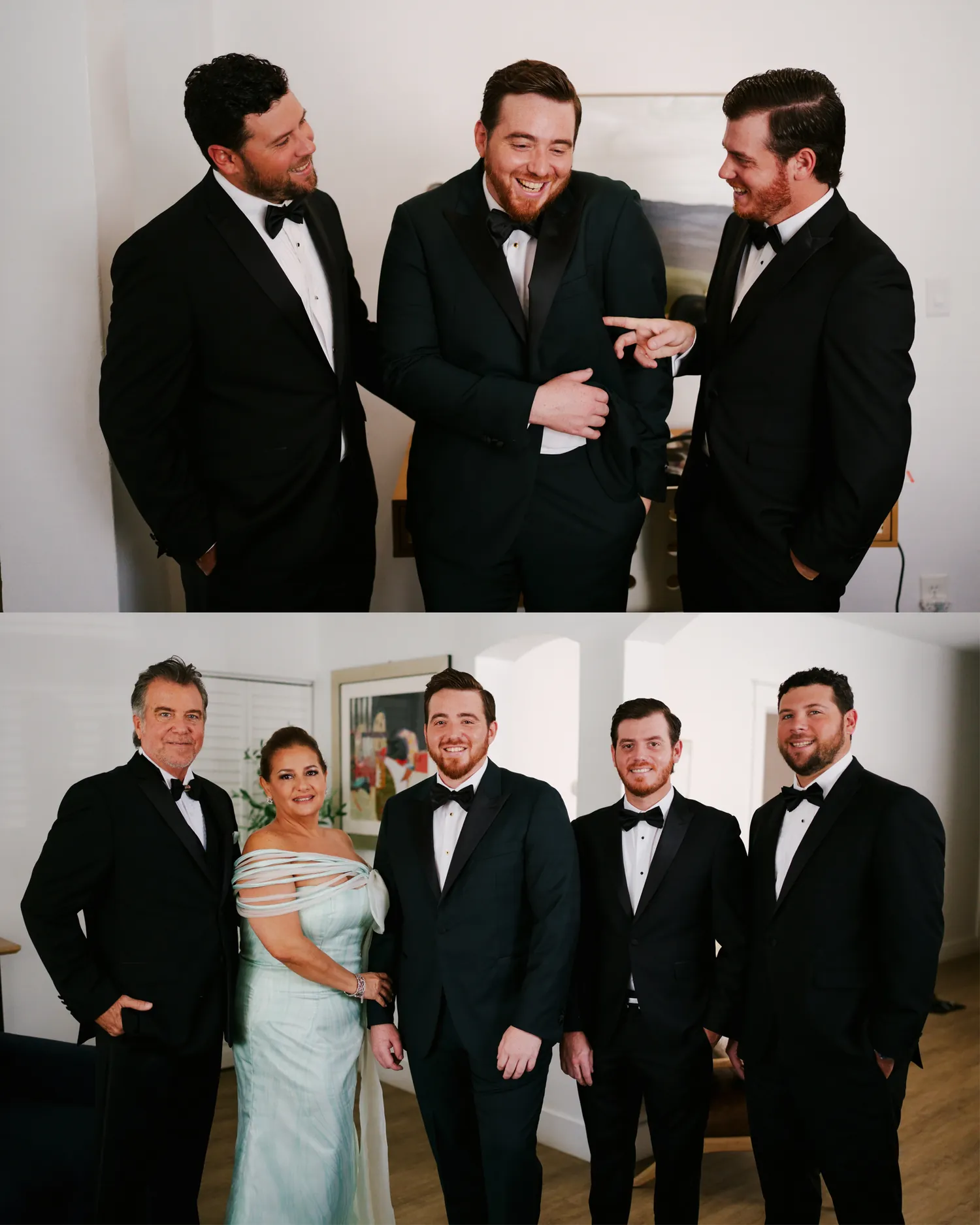 Joanna & Miguel wedding album spread