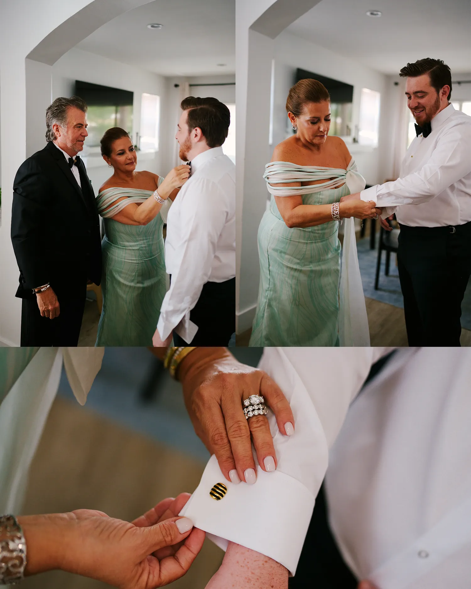 Joanna & Miguel wedding album spread