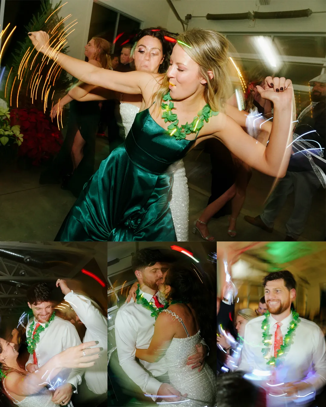 Rhegan & William wedding album spread